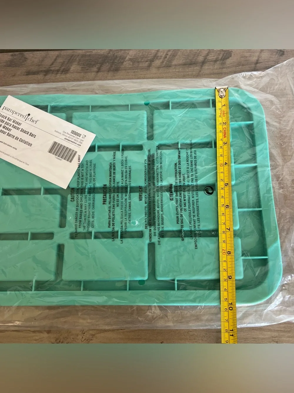 Pampered Chef Snack Bar Maker Lid #100000 New in Package Silicone Sealed
